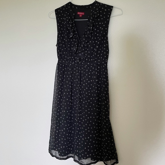 Polka Dot Sleeveless Dress - Picture 3 of 5